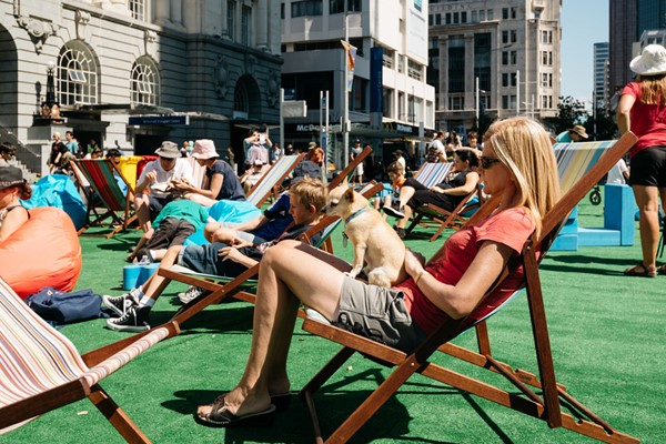 Urban acupuncture on Queen Elizabeth Square