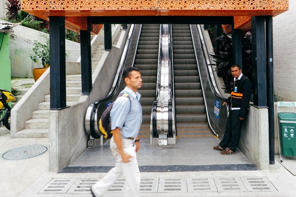 Escalators at Comuna 13 San Javier