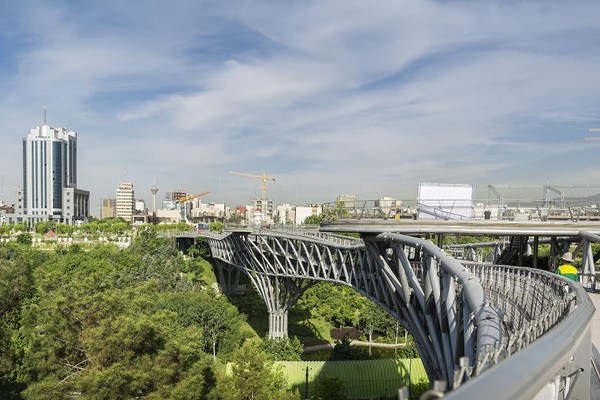 The Tabiat Bridge in Tehran