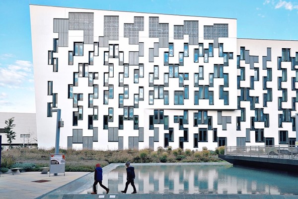 Departments Building designed by Estudio Carme Pinós S. L.