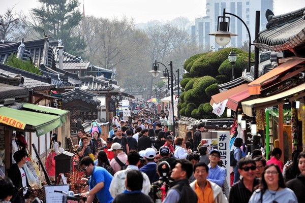 The Hanok Village in Jeonju, South Korea