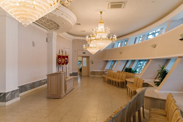 One of the solemnisation halls within the Kazan Family Centre