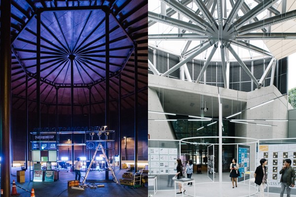 Performance and exhibition spaces housed within former oil tanks