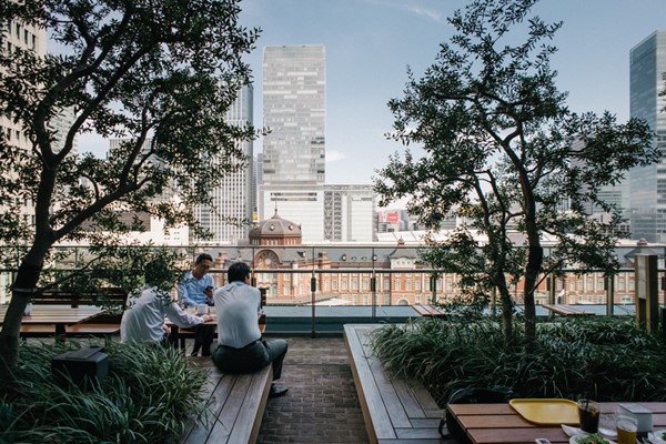 Marunouchi outdoor areas