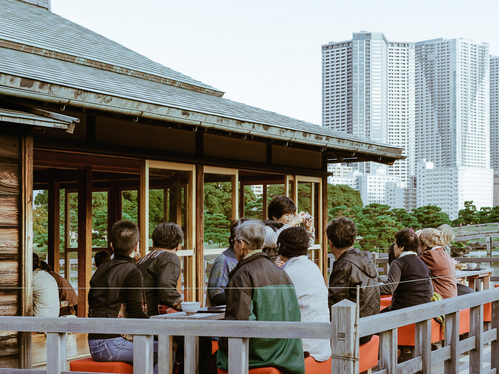 A traditional tea house in Tokyo