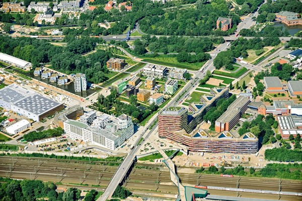 Aerial view of Wilhelmsburg