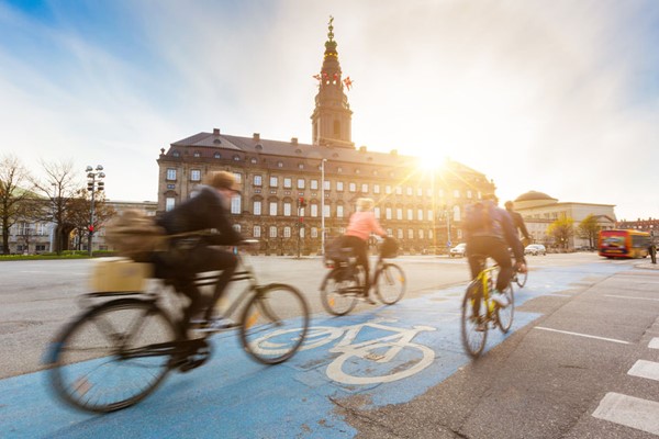 Cycling in Copenhagen