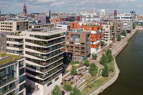 Public waterfront showing the diversity of mixed developments