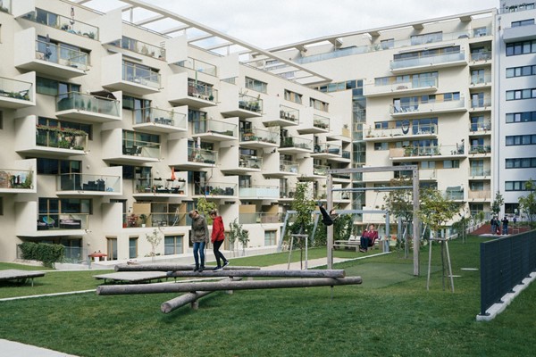 A residential area in Vienna