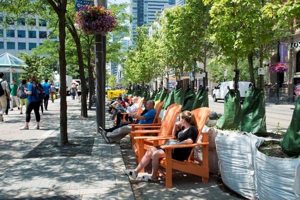 Public spaces in Toronto