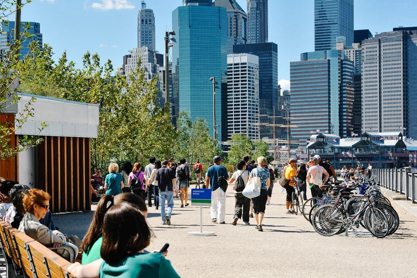 Brooklyn Bridge Park after revitalisation