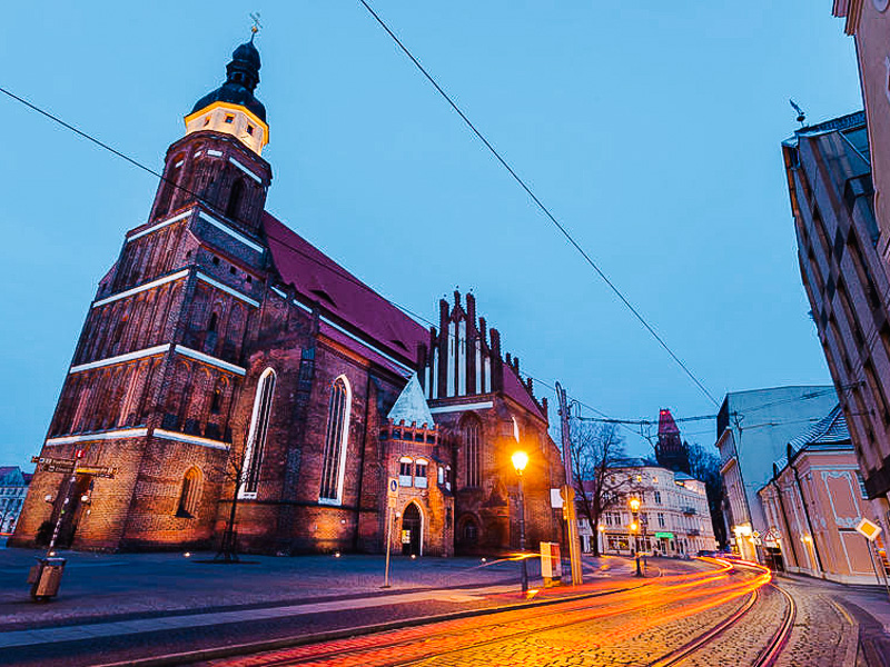 The small city of Cottbus in Germany