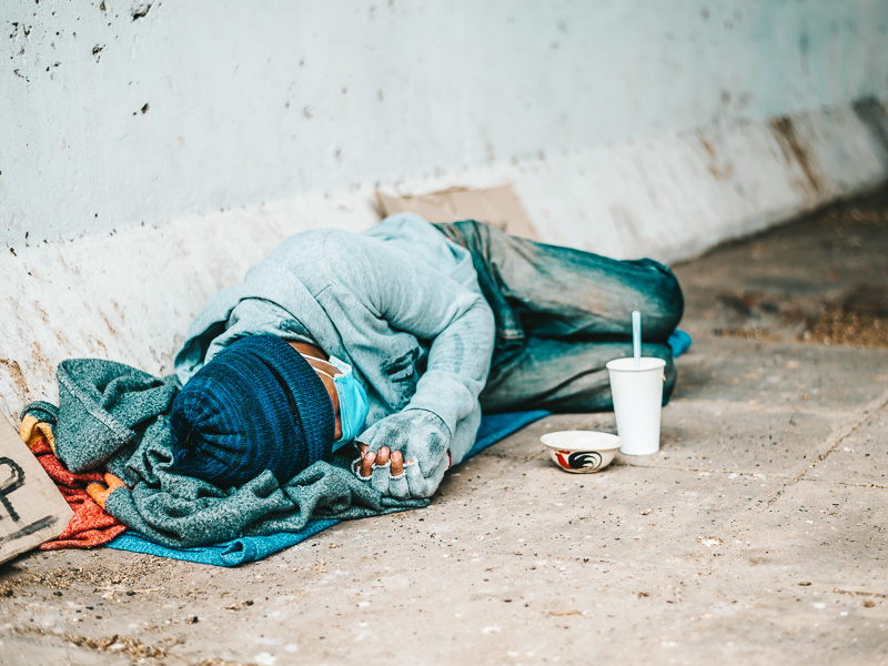 Homeless people are especially vulnerable to contracting the coronavirus and spreading it
