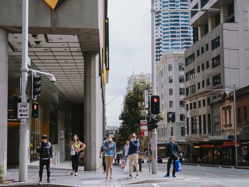 Crossing in Sydney