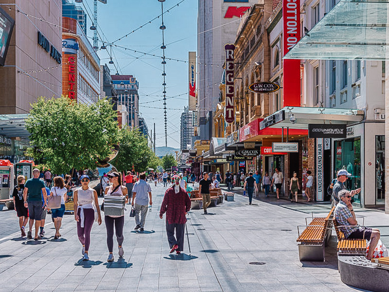 The city of Adelaide