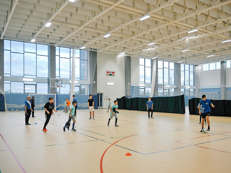 Children engaging in sports