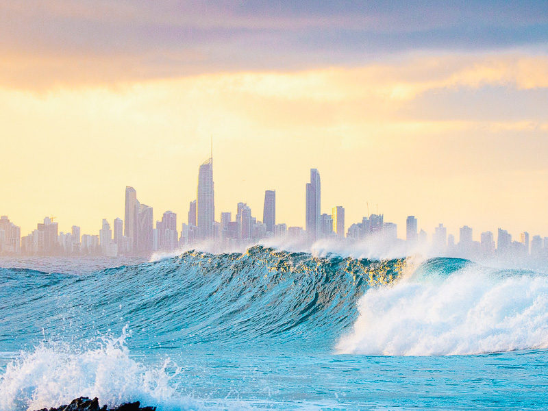 Coastal cities are at risk from rising sea levels due to climate change