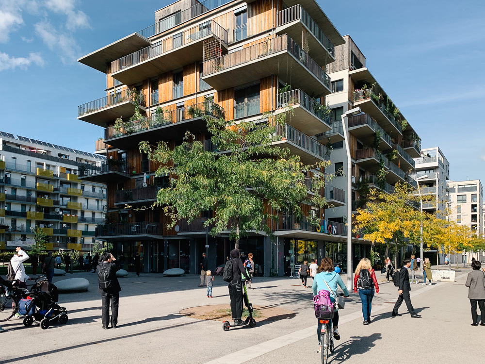 A new residential district in Vienna
