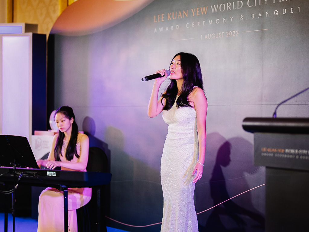 Students from SOTA delivering the opening performance