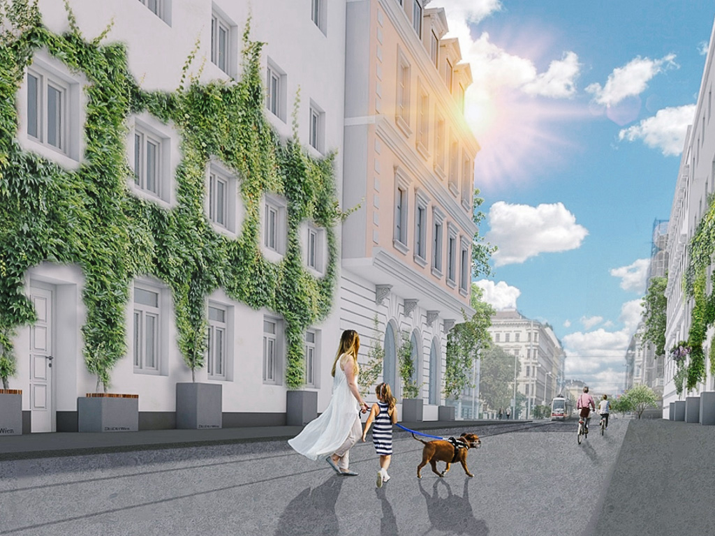 Adding greenery could help to enliven existing streets