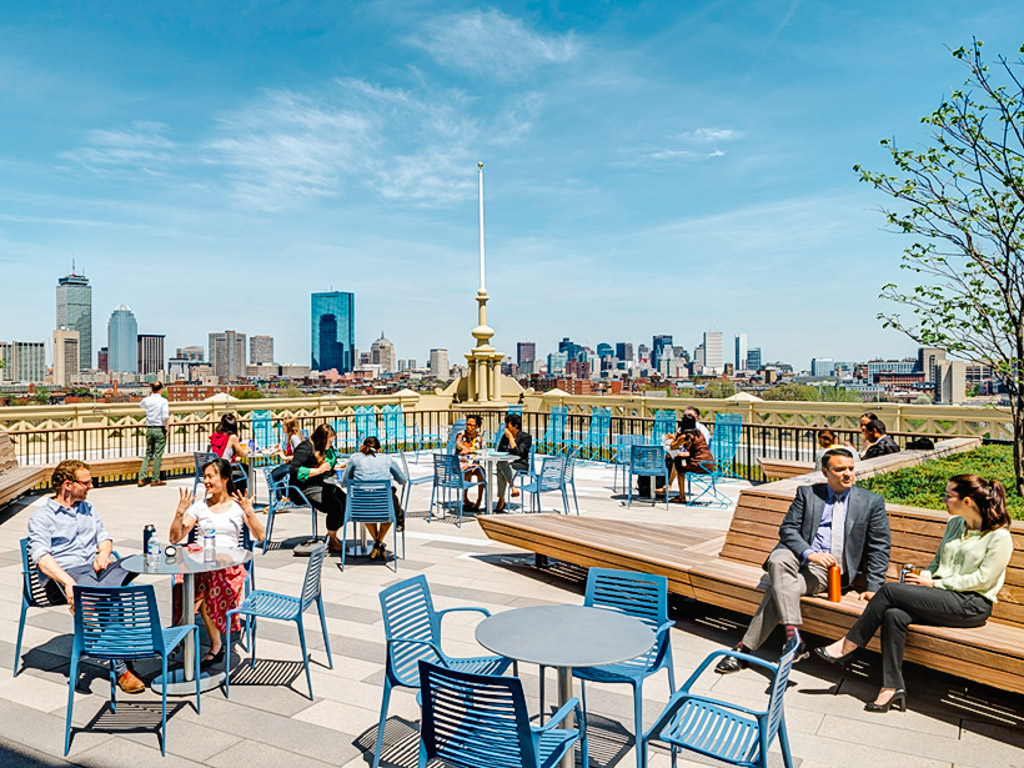 Public space on the top of the new Bruce C. Bolling Municipal Building
