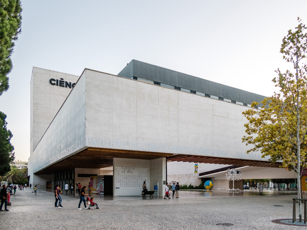 Contemporary science museum (originally part of 1998 Lisbon World Exposition) by Carrilho da Graça