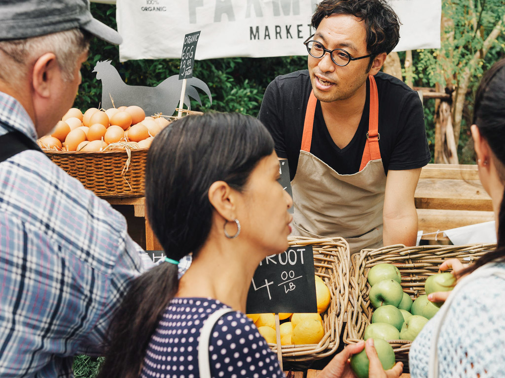 Community-based local events such as farmers' markets help support placemaking goals