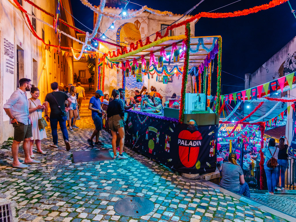 Street festival in Alfama, Lisbon