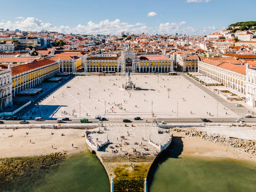 Praça do Comércio at Lisbon's riverfront