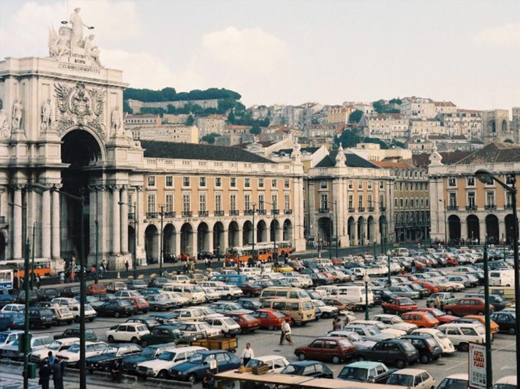 Before and after: Praça do Comercio or Commerce Square