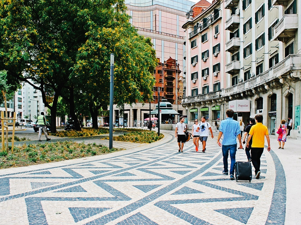 Before and after: Praça do Duque de Saldanha