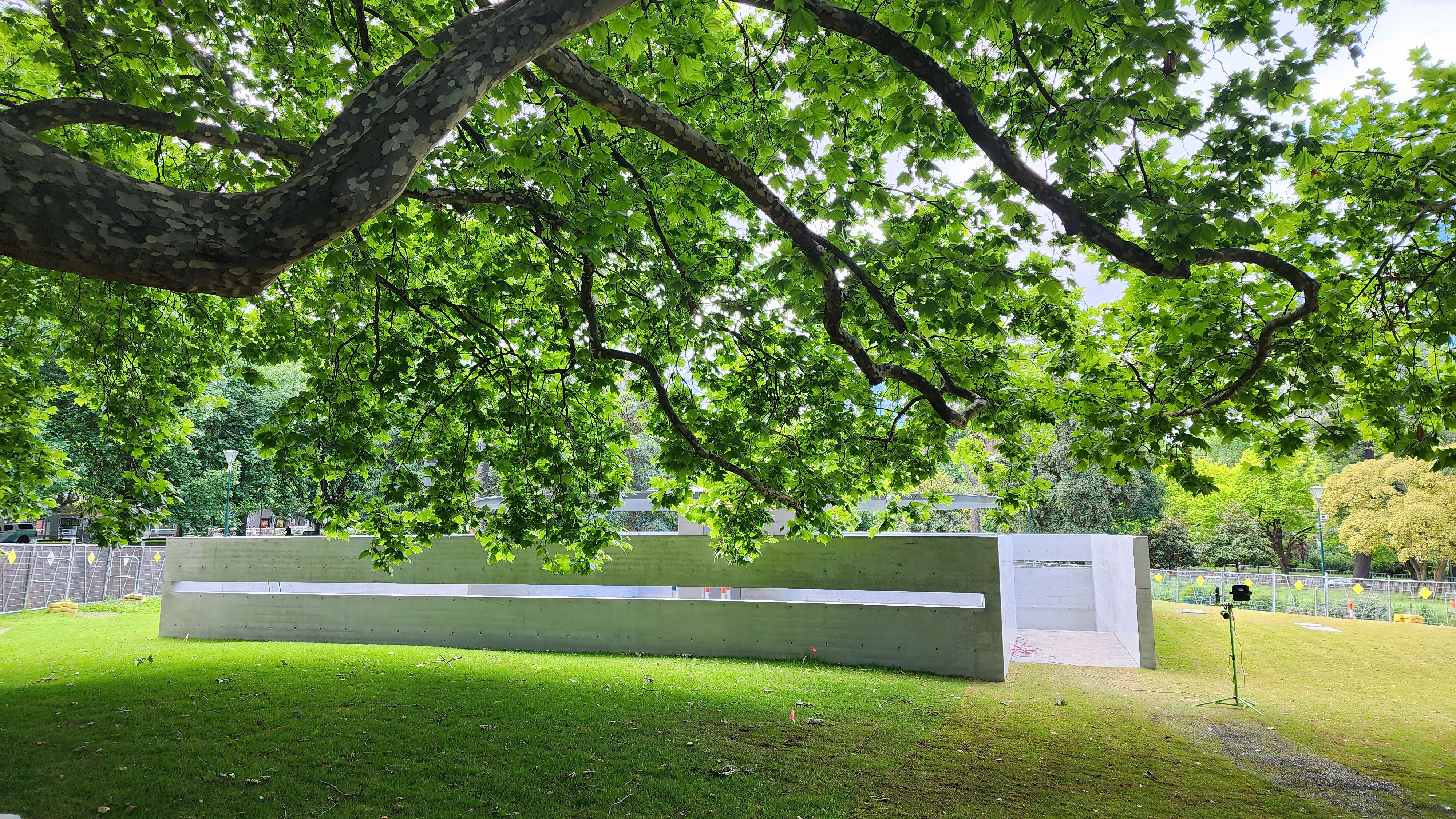 The 2023 MPavilion by Tadao Ando.